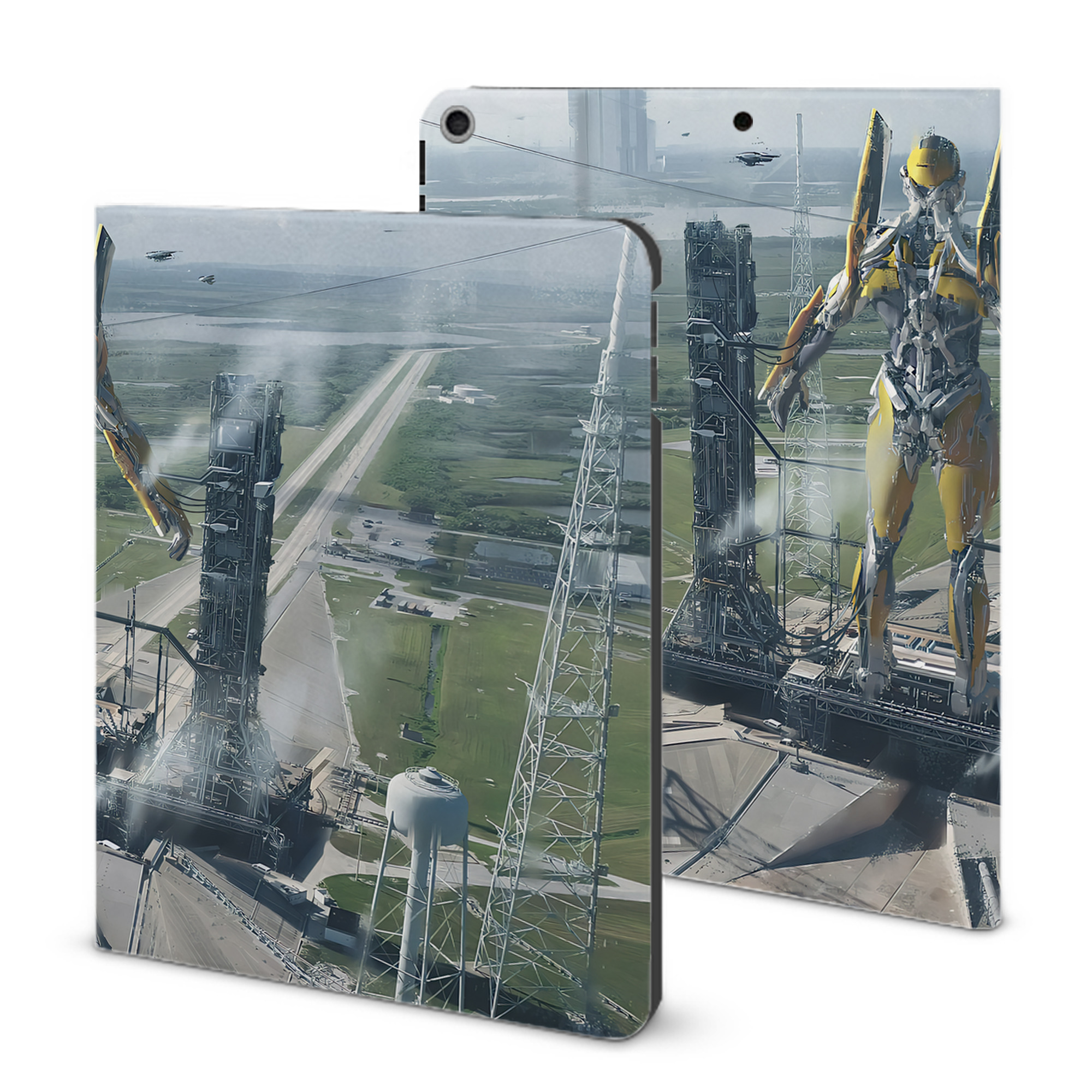 （画像用） EVA 新世紀エヴァンゲリオン IPad ケース ブック型 PUレザー TPU 耐衝撃 軽量 薄型 ペン収納なし 全面保護 IPad 各モデル対応
